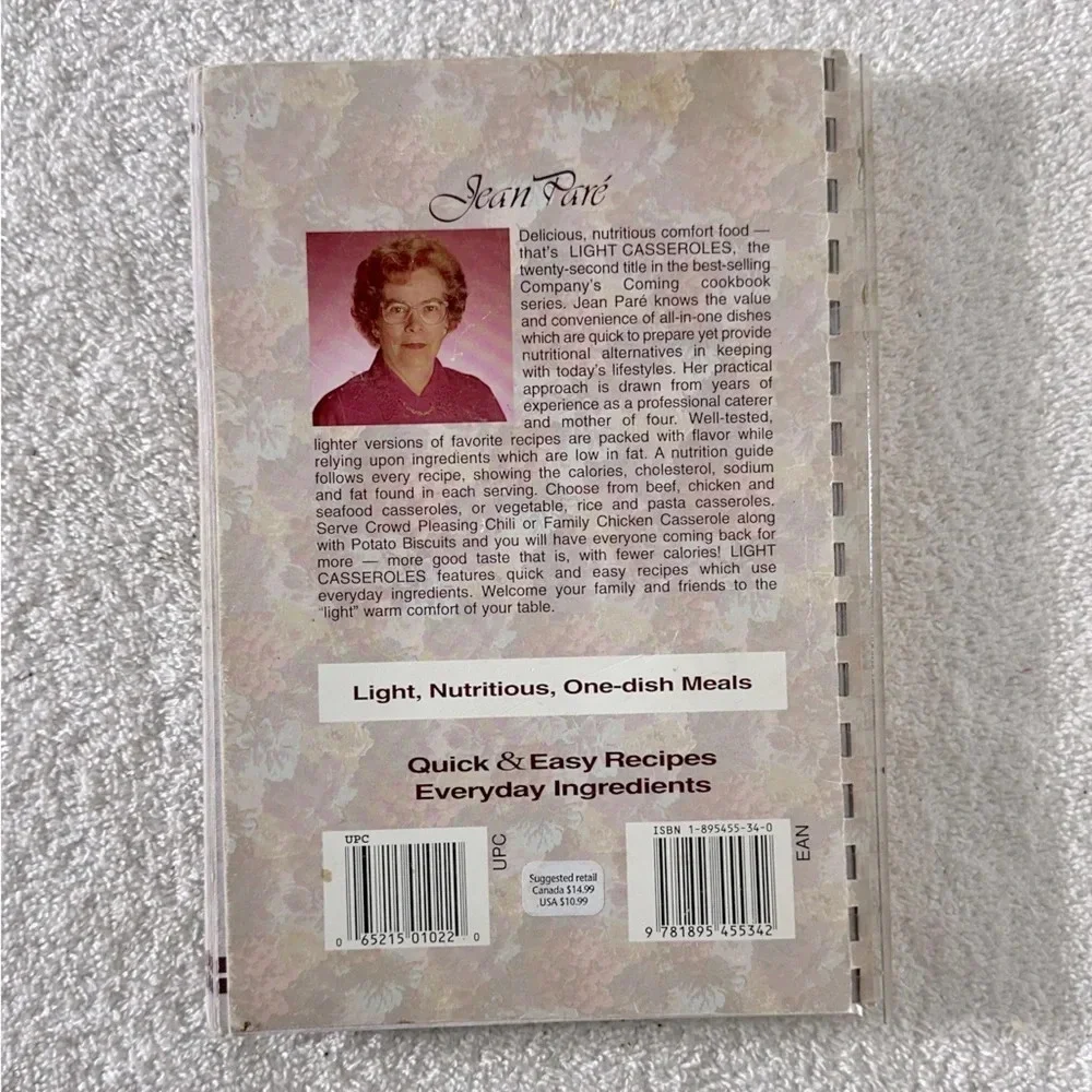 5/$35 Vintage Company’s Coming Light Casseroles  Cookbook - Picture 12 of 12